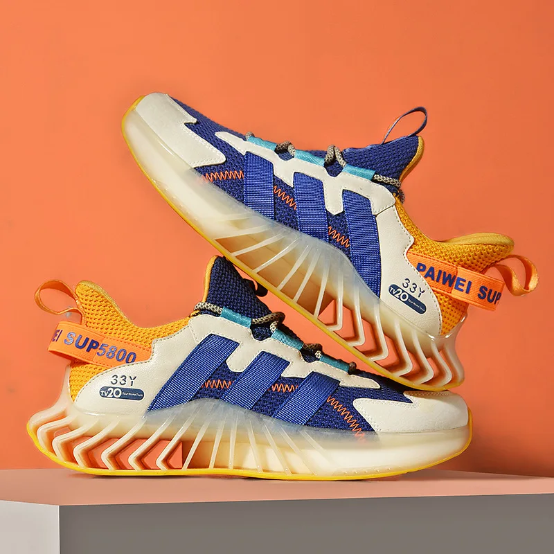 Superstar Men's Chunky Sneakers Fashion Basket Men Platform Dadly Shoes Lace Up Men Trainers Tenis Masculino Balck Orange
Superstar Men's Chunky Sneakers Fashion Basket Men Platform Dadly Shoes Lace Up Men Trainers Tenis Masculino Balck Orange