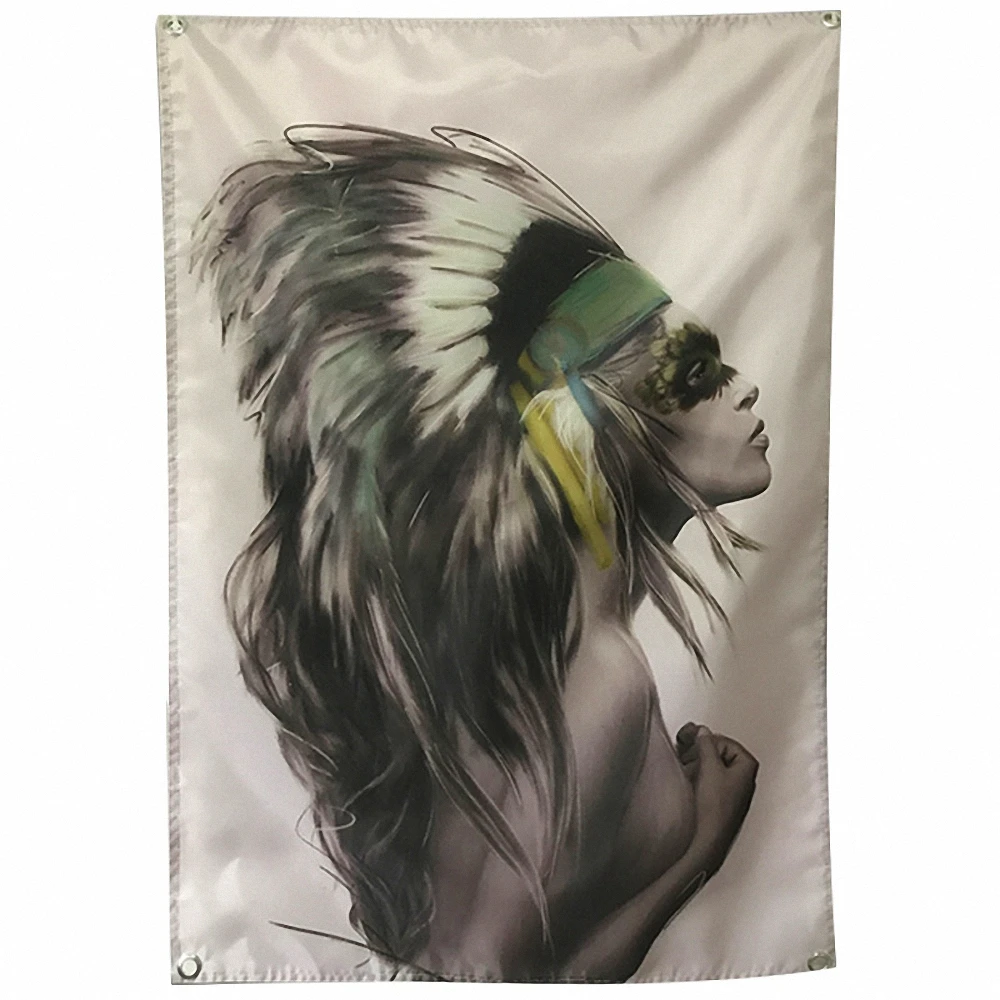 Indian girl Tattoo Art Poster Vintage Decorative Banner Flag Hanging Painting Tapestry Mural Bedroom Headboard Wall Decoration
Indian girl Tattoo Art Poster Vintage Decorative Banner Flag Hanging Painting Tapestry Mural Bedroom Headboard Wall Decoration