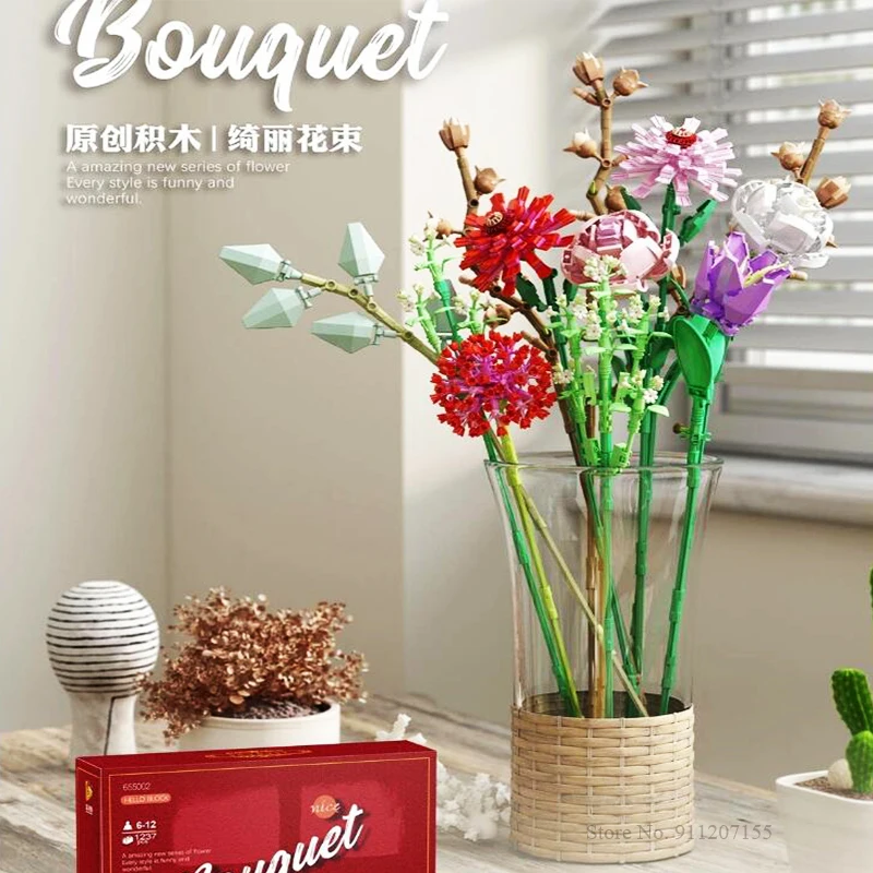 Идеи, цветы, букет, строительные блоки Moc, романтическая роза, цветок, кирпичи для украшения дома, игрушки «сделай сам» для девушки, подарок н...
Идеи, цветы, букет, строительные блоки Moc, романтическая роза, цветок, кирпичи для украшения дома, игрушки «сделай сам» для девушки, подарок н...