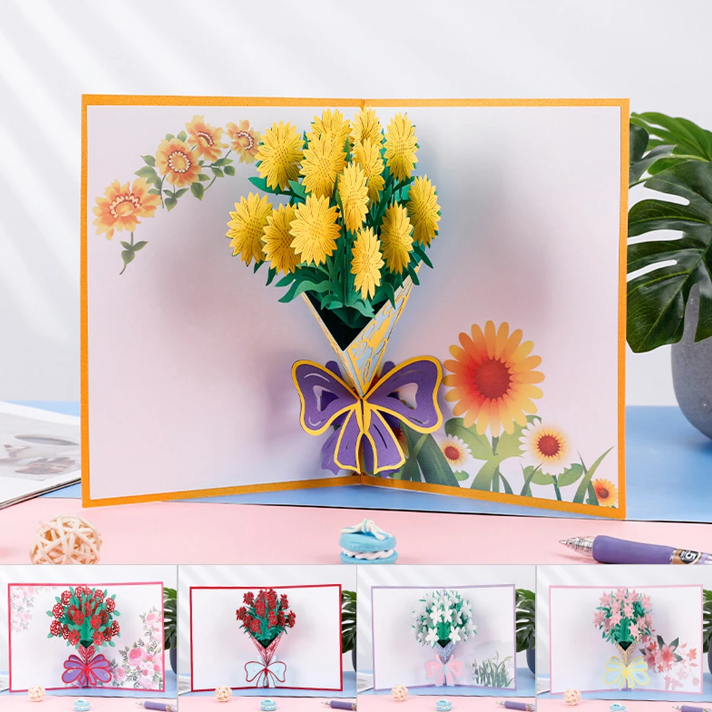 Поздравительное приглашение на День Матери карточный стол декор романтический трехмерный на День Благодарения цветы поздравительная откр... 
Поздравительное приглашение на День Матери карточный стол декор романтический трехмерный на День Благодарения цветы поздравительная откр...