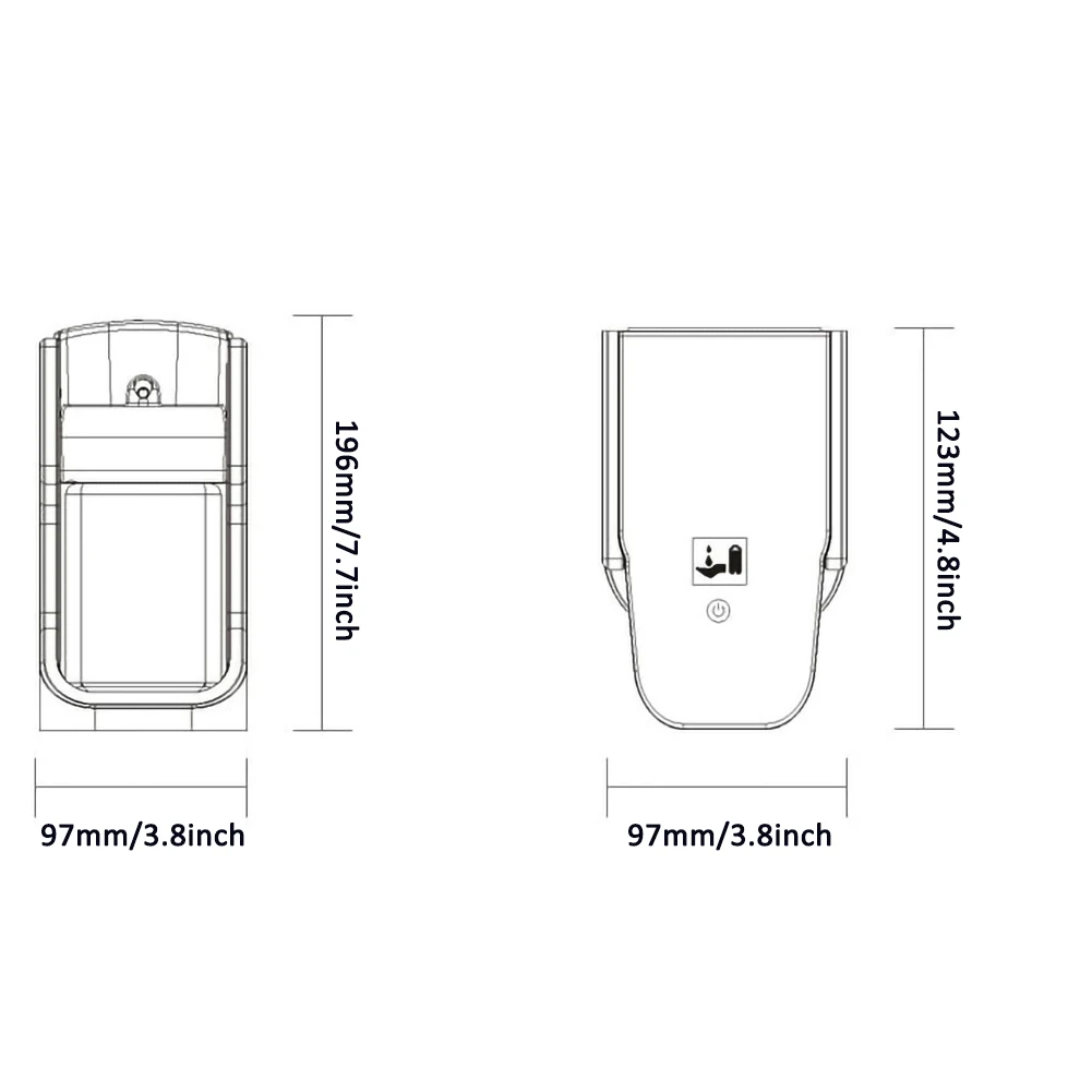 450ML Automatic Soap Dispenser Touchless Foaming Infrared Motion Sensor Hands-Free Soap Pump Dispenser For Bathroom Kitchen
450ML Automatic Soap Dispenser Touchless Foaming Infrared Motion Sensor Hands-Free Soap Pump Dispenser For Bathroom Kitchen