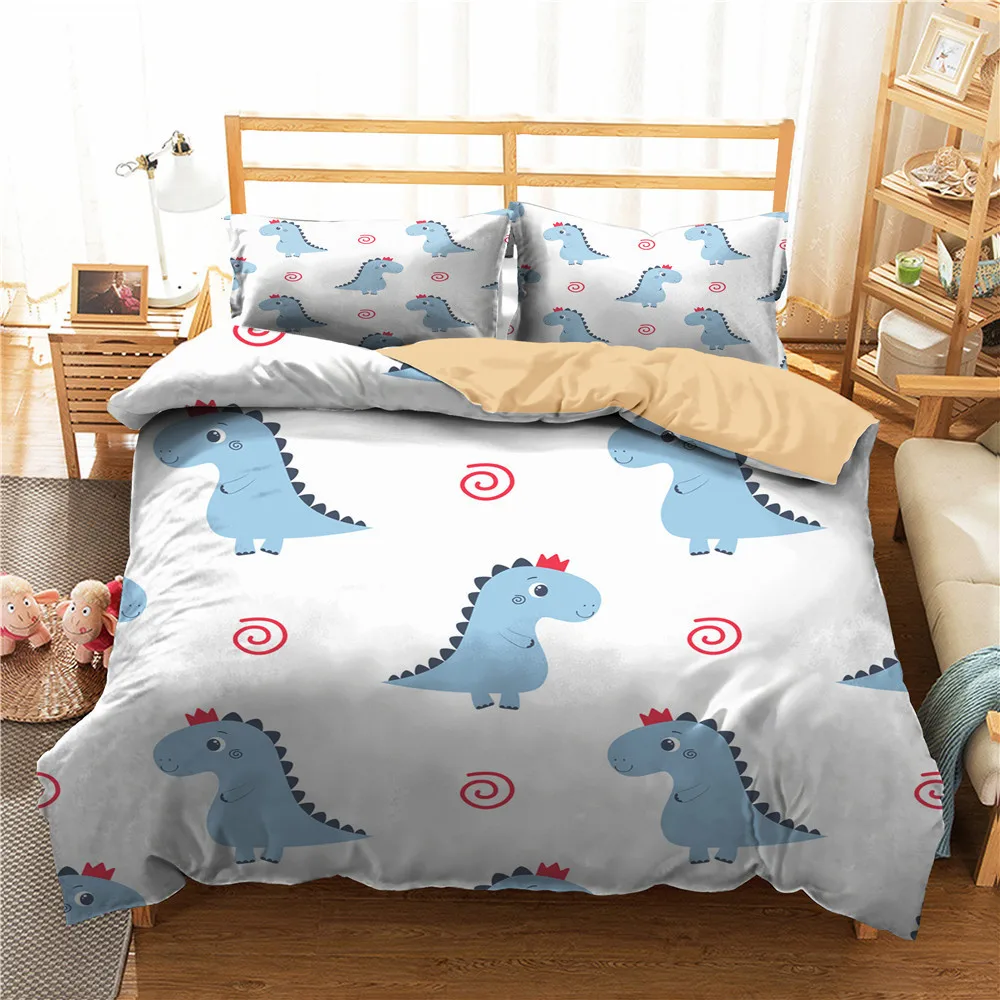 Comforter Bedding Set Duvet Cover Mini Cartoon Dinosaur Printed Bedroom Clothes for Kids with Pillowcase Double Single Size
Comforter Bedding Set Duvet Cover Mini Cartoon Dinosaur Printed Bedroom Clothes for Kids with Pillowcase Double Single Size
