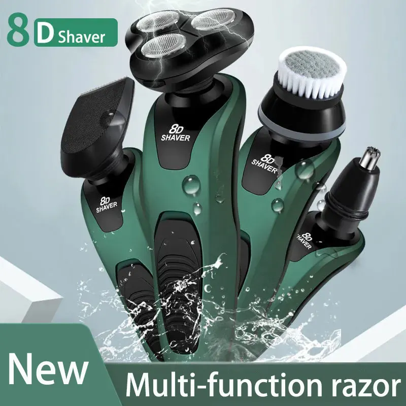 New Electric Razor Electric Shaver Rechargeable Shaving Machine for Men Beard Razor Wet-Dry Dual Use Water Proof Fast Charging
New Electric Razor Electric Shaver Rechargeable Shaving Machine for Men Beard Razor Wet-Dry Dual Use Water Proof Fast Charging