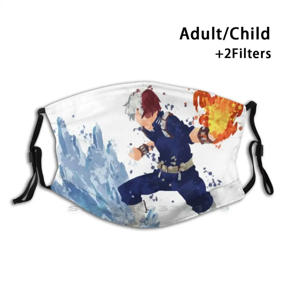 Лидер продаж, многоразовая маска для лица Icy Todoroki с фильтрами, детская маска Todoroki Shoto Fire Ice Bnha
Лидер продаж, многоразовая маска для лица Icy Todoroki с фильтрами, детская маска Todoroki Shoto Fire Ice Bnha