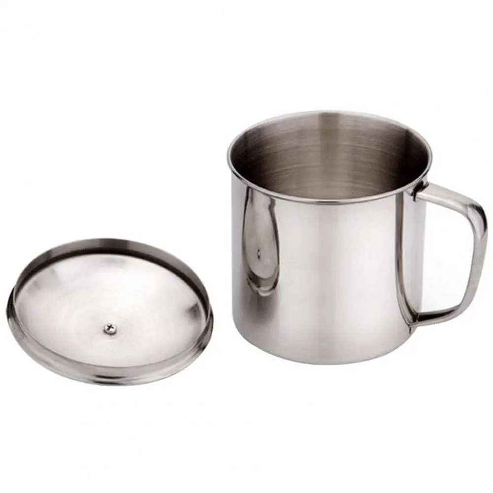 Stainless steel water cup tea cup outdoor camping picnic coffee cup instant noodle cup with handle easy to clean tableware
Stainless steel water cup tea cup outdoor camping picnic coffee cup instant noodle cup with handle easy to clean tableware