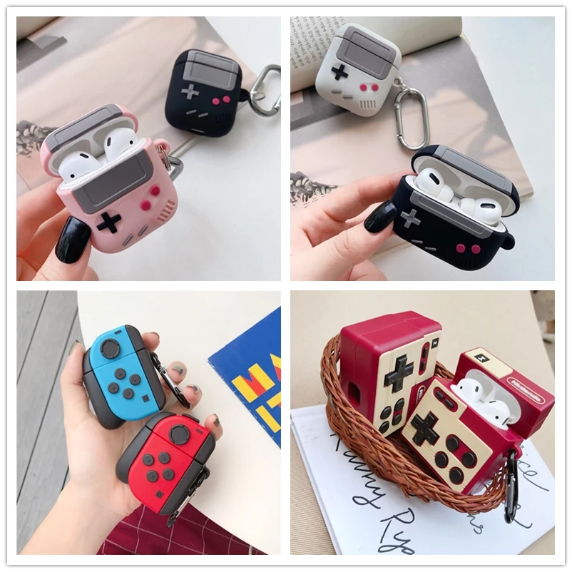 Game Console Case for AirPods Pro Case for AirPods 2 Case Fashion Cover for AirPod Pro 2 Protective Retro Gameboy Silicone Case
Game Console Case for AirPods Pro Case for AirPods 2 Case Fashion Cover for AirPod Pro 2 Protective Retro Gameboy Silicone Case
