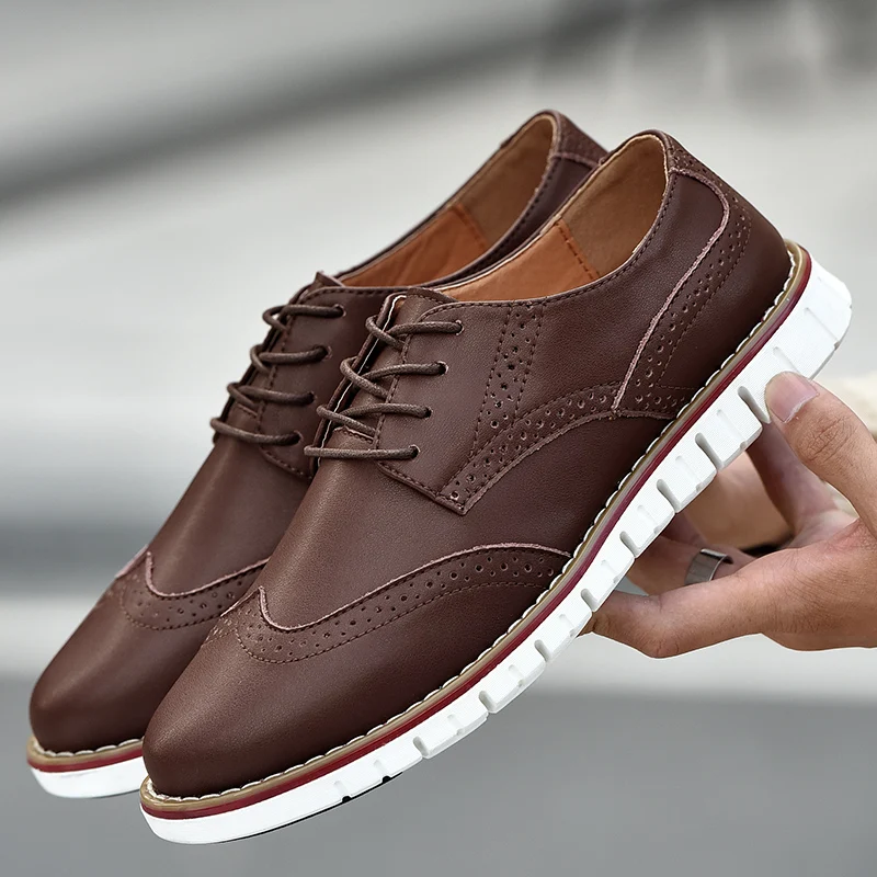 genuine leather casual broch spring and autumn daily comfort high-quality cowhide rubber bottom inside Lace-up round toe shoes
genuine leather casual broch spring and autumn daily comfort high-quality cowhide rubber bottom inside Lace-up round toe shoes