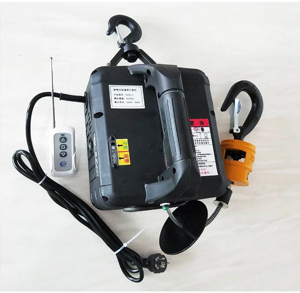 500KG 7.6M Portable electric winch hand winch traction block electric steel wire rope lifting hoist towing rope
500KG 7.6M Portable electric winch hand winch traction block electric steel wire rope lifting hoist towing rope