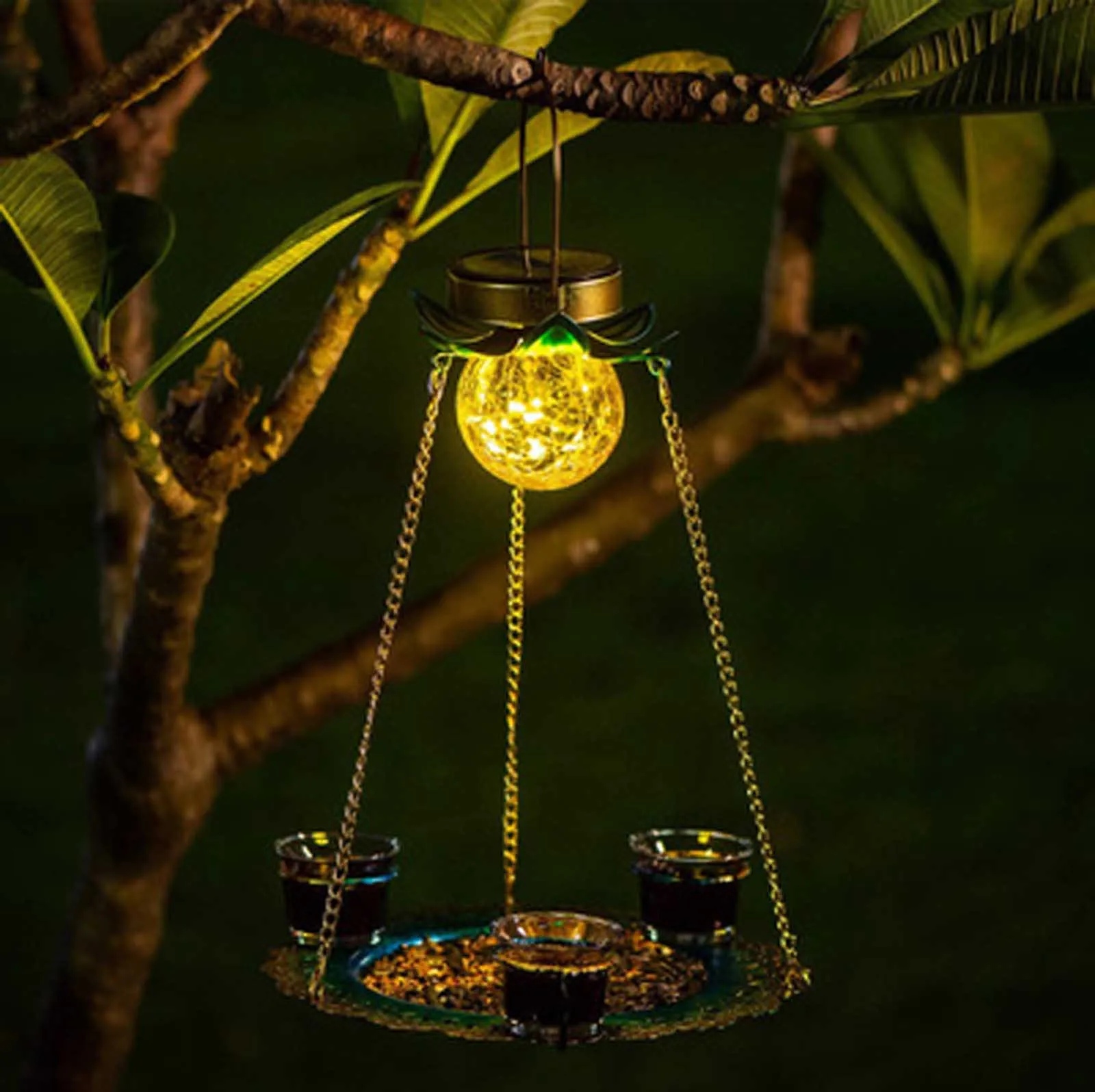 #56 Solar Birdfeeders Garden Light Metal Decorative Flower Led Landscape Lighting Hanging Automatic Bird Feeding Tool Outdoor
#56 Solar Birdfeeders Garden Light Metal Decorative Flower Led Landscape Lighting Hanging Automatic Bird Feeding Tool Outdoor