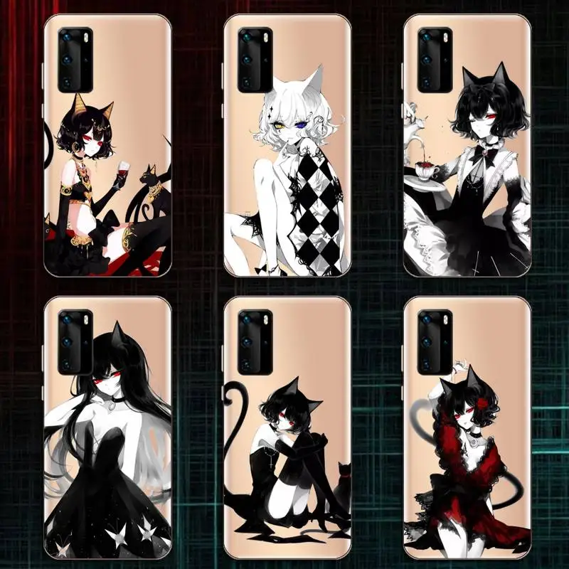 Anime Loli Gothic Cat Phone Case Transparent for huawei honor P 40 30 20 lite Pro 10 i 8 9 x p smart 2019
Anime Loli Gothic Cat Phone Case Transparent for huawei honor P 40 30 20 lite Pro 10 i 8 9 x p smart 2019