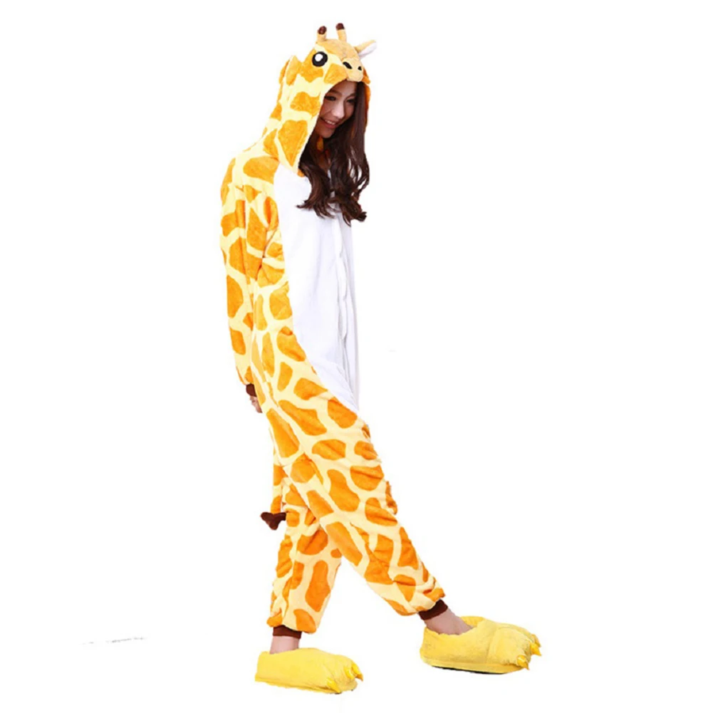 Giraffe Adult Onesies Cartoon Flannel Pajamas Animal Halloween Party Costume Jumpsuits Hooded Pyjamas
Giraffe Adult Onesies Cartoon Flannel Pajamas Animal Halloween Party Costume Jumpsuits Hooded Pyjamas