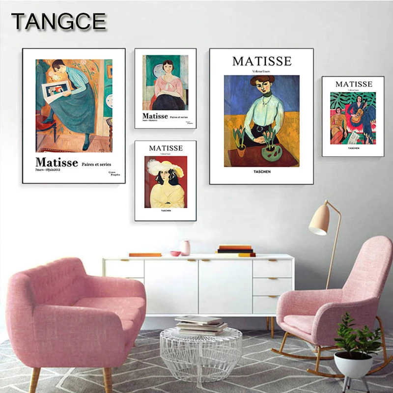 Modern Famous Matisse Girl Canvas Painting Set Retro Posters and Prints Abstract Wall Art Pictures for Living Room Home Decor
Modern Famous Matisse Girl Canvas Painting Set Retro Posters and Prints Abstract Wall Art Pictures for Living Room Home Decor