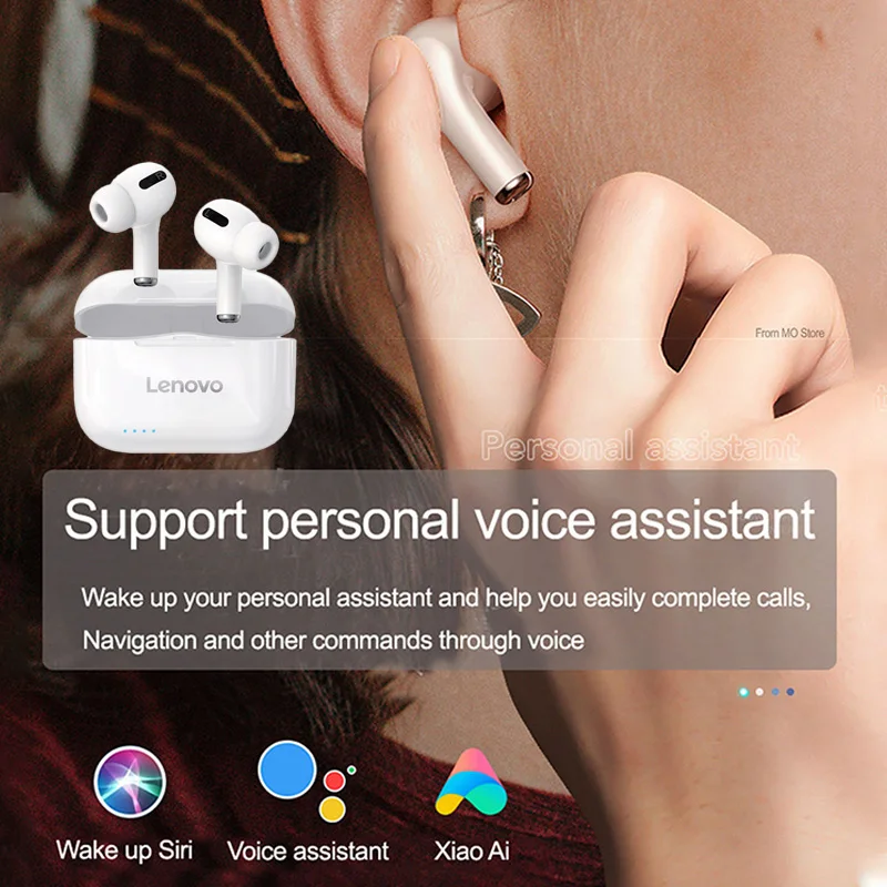 Original Lenovo LP1S Bluetooth 5.0 Wireless Earphone In-ear CVC Noise Reduction HIFI Stereo Headset Touch Control For All Phones
Original Lenovo LP1S Bluetooth 5.0 Wireless Earphone In-ear CVC Noise Reduction HIFI Stereo Headset Touch Control For All Phones