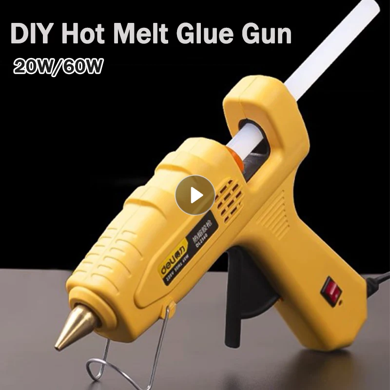 20W 60W Hot Melt Glue Gun Industrial Glue Stick Mini Electric Heat Exchanger Tool Power Tool DIY Manual Repair Tool Glue Gun
20W 60W Hot Melt Glue Gun Industrial Glue Stick Mini Electric Heat Exchanger Tool Power Tool DIY Manual Repair Tool Glue Gun