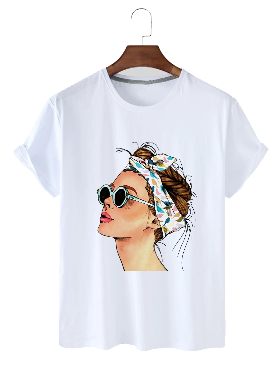 Summer Female T Shirt Retro Sports Short-sleeved T Shirt Slim Sweet Girl Cartoon Short-sleeved Woman T Shirt Fashion Printing
Summer Female T Shirt Retro Sports Short-sleeved T Shirt Slim Sweet Girl Cartoon Short-sleeved Woman T Shirt Fashion Printing