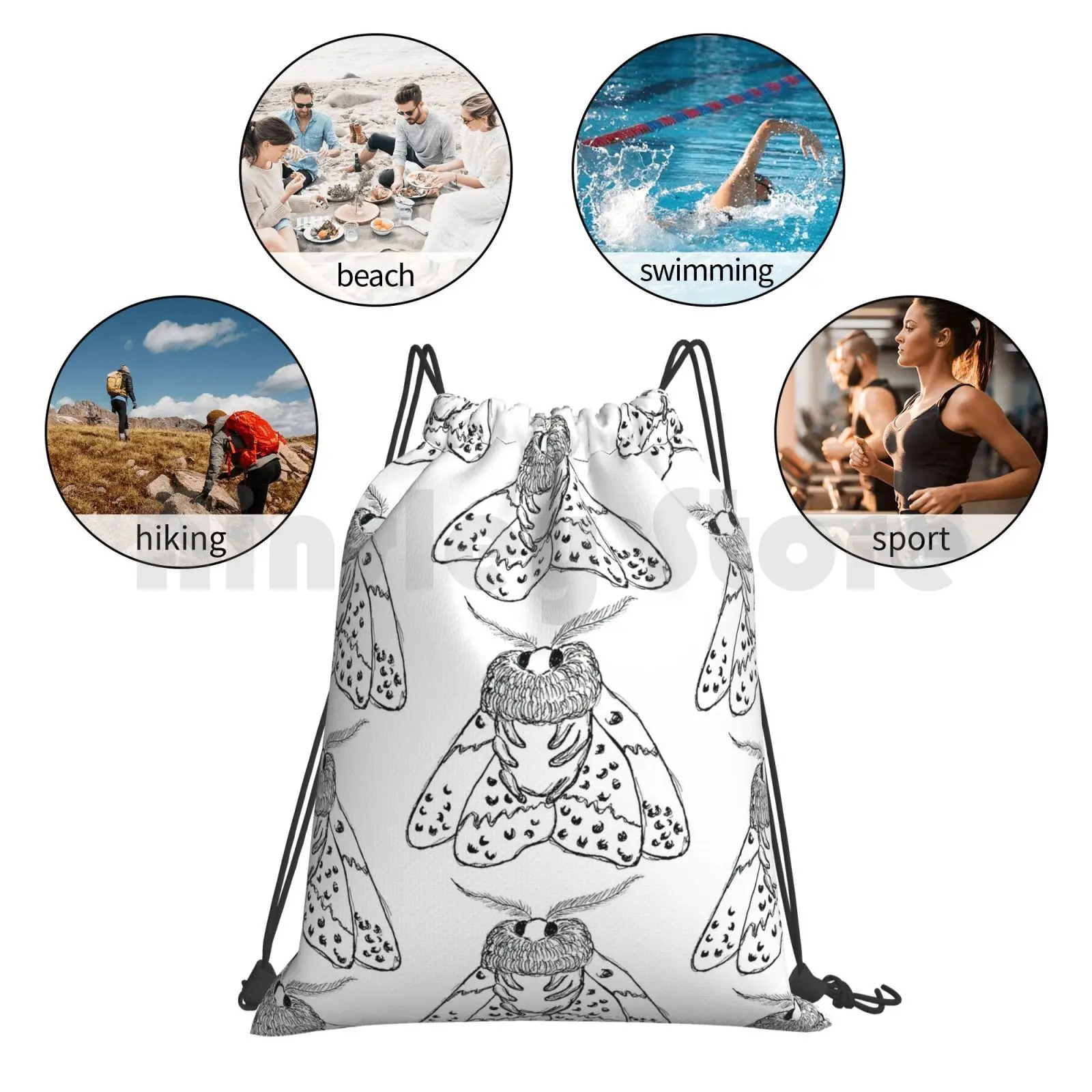 Chonky Moth Backpack Drawstring Bag Riding Climbing Gym Bag Black And White Moth Insect Ink Traditional Illustration Chonky
Chonky Moth Backpack Drawstring Bag Riding Climbing Gym Bag Black And White Moth Insect Ink Traditional Illustration Chonky