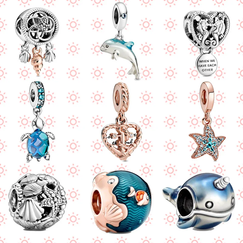 Summer New 925 Sterling Silver Murano Glass Sea Turtle Star Dangle Charms Beads fit Original European Bracelets Women Jewelry
Summer New 925 Sterling Silver Murano Glass Sea Turtle Star Dangle Charms Beads fit Original European Bracelets Women Jewelry