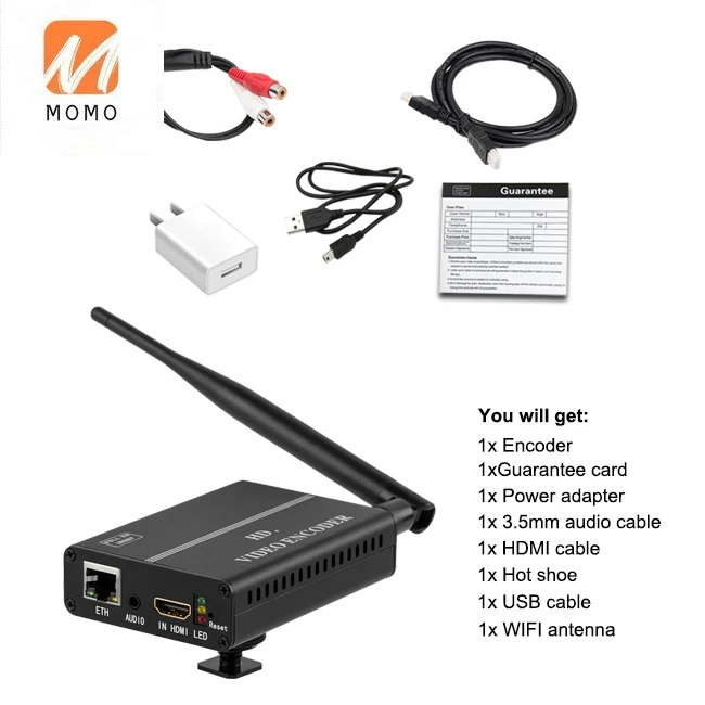 H.264 HDMI 1080P HD Wifi IPTV RTMP RTSP RTMPS 
H.264 HDMI 1080P HD Wifi IPTV RTMP RTSP RTMPS