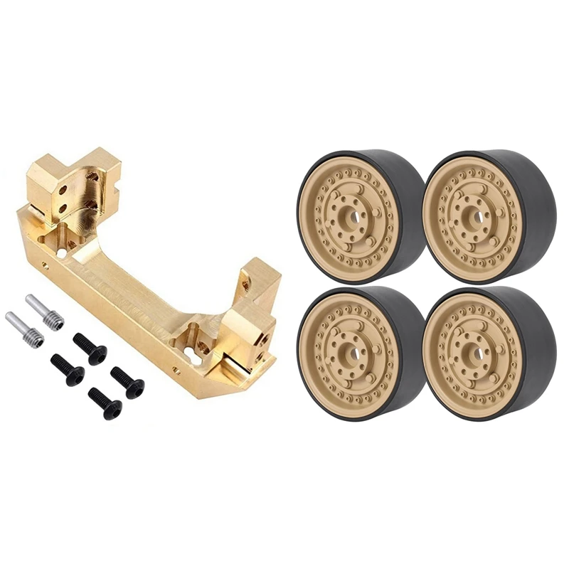 2 Set RC Car Part:1 Set Duty Brass Front Bumper with Servo Mount & 1 Set Metal 1.9Inch Beadlock Wheel Rim Hub
2 Set RC Car Part:1 Set Duty Brass Front Bumper with Servo Mount & 1 Set Metal 1.9Inch Beadlock Wheel Rim Hub
