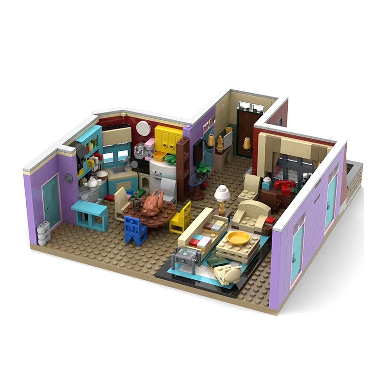 Spot City Friends Monica's House Bedroom Kitchen MOC Building Blocks Bricks Sets Kits Model Brinquedos Educational Toys for Girl
Spot City Friends Monica's House Bedroom Kitchen MOC Building Blocks Bricks Sets Kits Model Brinquedos Educational Toys for Girl