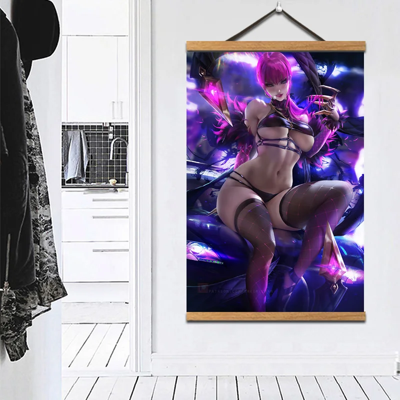Custom Print Purple KDA Evelyn Neil Overwatch 3D Sexy Anime Girl Poster with Frame Wall Art Canvas Painting Home Decor Picture 
Custom Print Purple KDA Evelyn Neil Overwatch 3D Sexy Anime Girl Poster with Frame Wall Art Canvas Painting Home Decor Picture