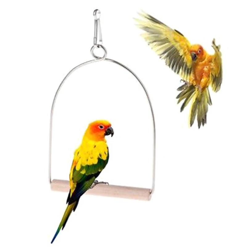 Wooden Parrot Toy Bird Stand Playing Rack Swing Wood Ring For Birds Hanging Toys Supplies Toys With Bells Bird Accessories Bird
Wooden Parrot Toy Bird Stand Playing Rack Swing Wood Ring For Birds Hanging Toys Supplies Toys With Bells Bird Accessories Bird