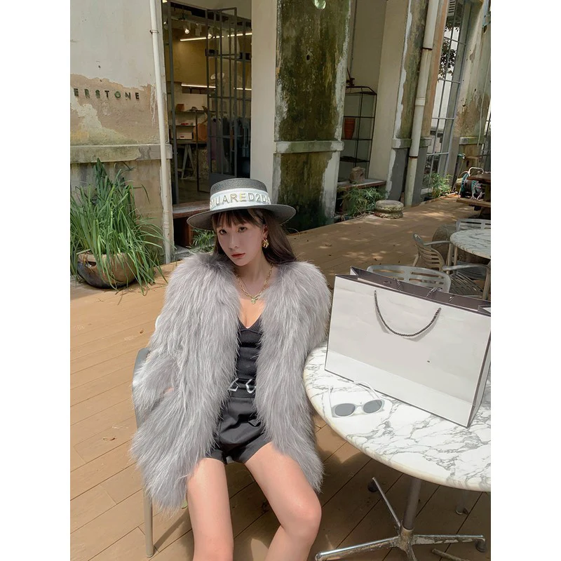New Winter Raccoon Wool Knitted Fur Coat Outwear Coat 2020 Fxfurs Fashion with Two Sides Is The Medium Length Haining Full
New Winter Raccoon Wool Knitted Fur Coat Outwear Coat 2020 Fxfurs Fashion with Two Sides Is The Medium Length Haining Full