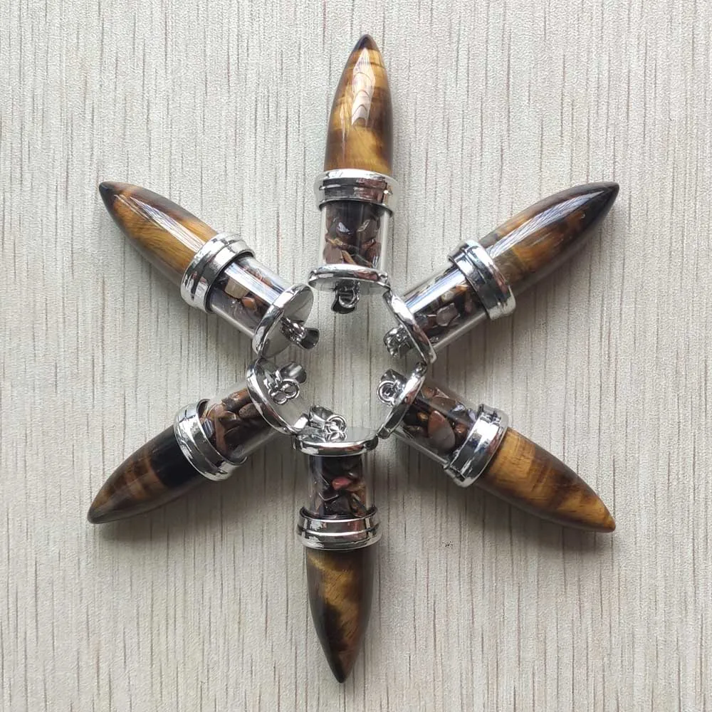New natural tiger eye stone Wishing Bottle Cone Reiki Pendulum Pendants for Women Men jewelry 6pcs/lot wholesale free shipping
New natural tiger eye stone Wishing Bottle Cone Reiki Pendulum Pendants for Women Men jewelry 6pcs/lot wholesale free shipping