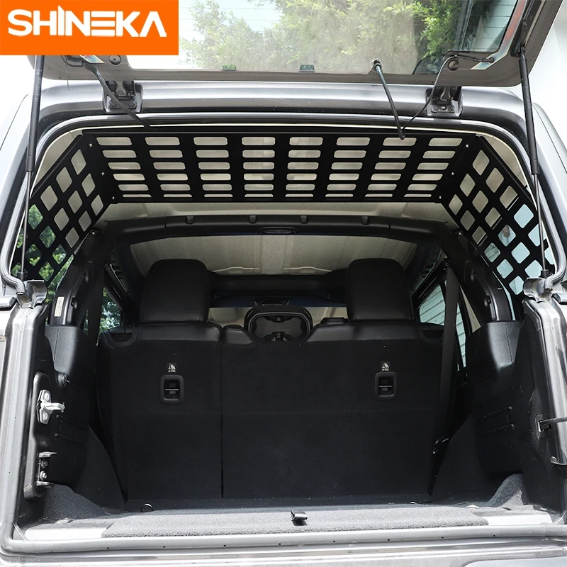SHINEKA Автомобильный багажник строительные стеллажи багажная полка 4 двери