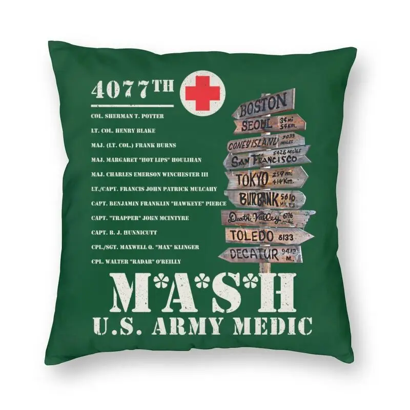 Наволочка для подушки MASH 4077th Signpost, постельное белье для дивана, гостиной, модная наволочка из полиэстера, квадратная наволочка для подушки ...
Наволочка для подушки MASH 4077th Signpost, постельное белье для дивана, гостиной, модная наволочка из полиэстера, квадратная наволочка для подушки ...