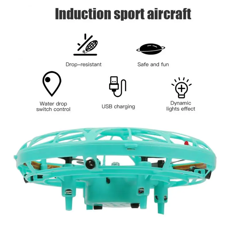 Mini Helicopter Drone Smart Sensor UFO Aircraft Flying Toy Parent-child Interactive Flying Toy Flying Saucer Party Flying Toys
Mini Helicopter Drone Smart Sensor UFO Aircraft Flying Toy Parent-child Interactive Flying Toy Flying Saucer Party Flying Toys