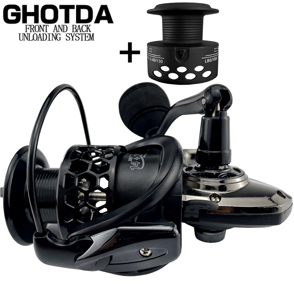 Two Spool Spinning Fishing Reel 1000-7000 12KG Max Drag Carp Saltwater Reel Bass Pike Wheel
Two Spool Spinning Fishing Reel 1000-7000 12KG Max Drag Carp Saltwater Reel Bass Pike Wheel