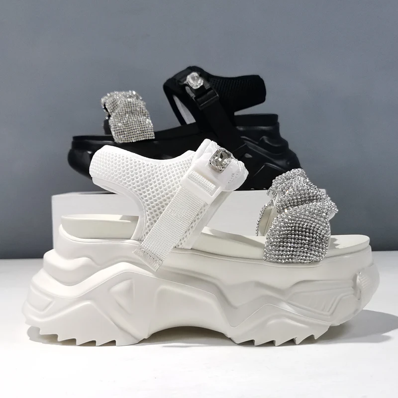 Women Sandals Female Shoes Net Red Super Fire Leather Rhinestone Trifle Platform Height Increased White Shoes And Ladies Sandals
Women Sandals Female Shoes Net Red Super Fire Leather Rhinestone Trifle Platform Height Increased White Shoes And Ladies Sandals