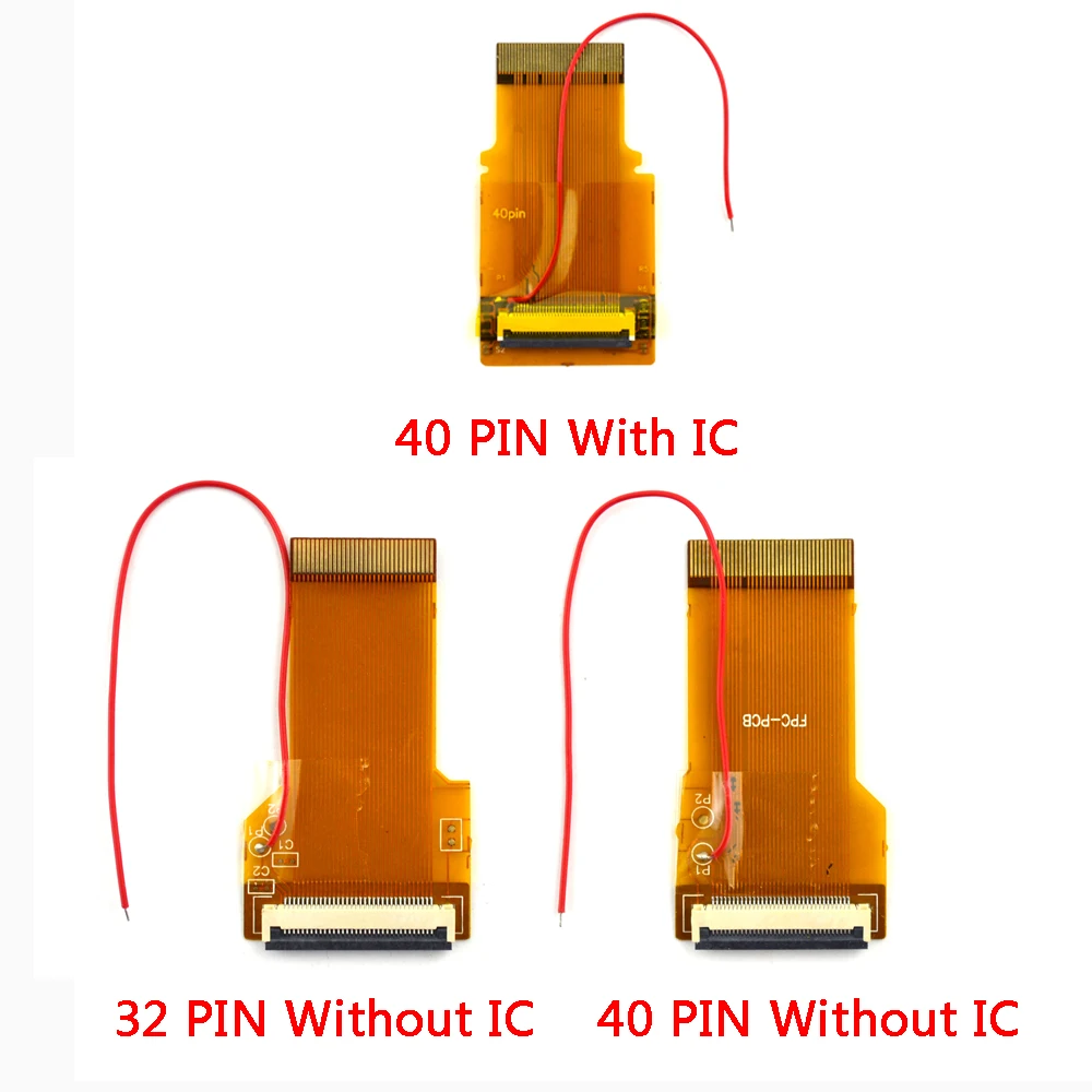 10 шт. для ленточного кабеля GBA 32Pin 40 Pin AGS 101 адаптер с подсветкой экран мод кабелем |