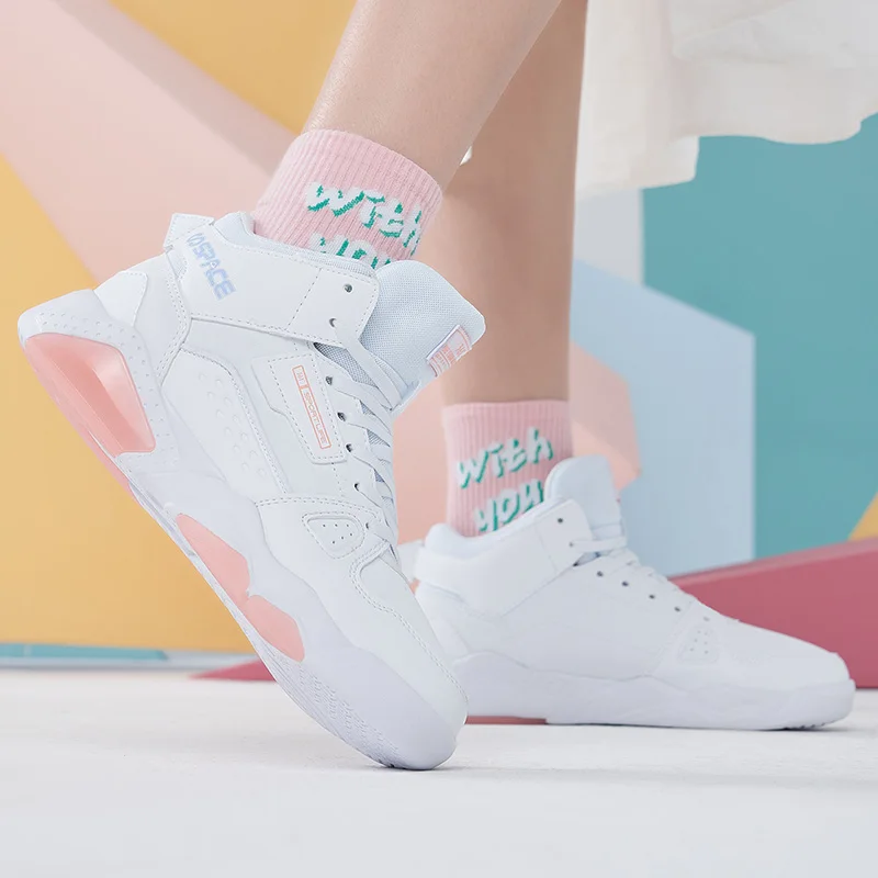 361 Linglong women's shoes high top sports shoes women's new comfortable cushioning basketball training shoes in autumn 2020
361 Linglong women's shoes high top sports shoes women's new comfortable cushioning basketball training shoes in autumn 2020