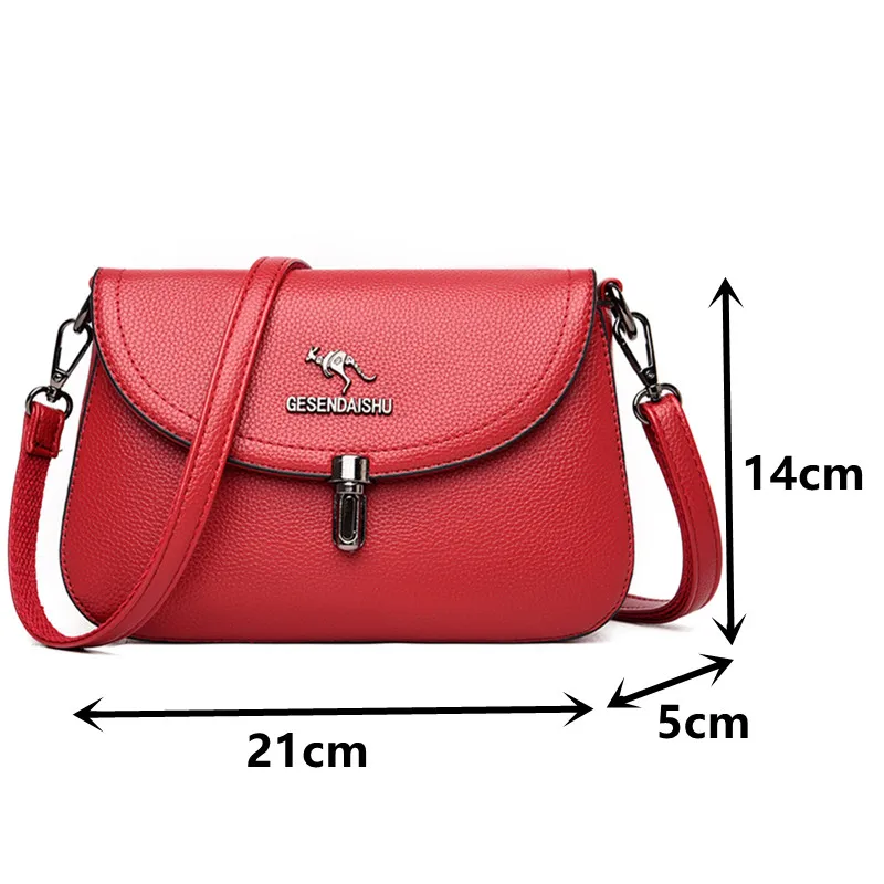 Luxury Pu Leather Shouler Bags for Women 2021 Small Flap Crossbody Bag Lychee Pattern Handbags Ladies Solid Color Messenger Bag
Luxury Pu Leather Shouler Bags for Women 2021 Small Flap Crossbody Bag Lychee Pattern Handbags Ladies Solid Color Messenger Bag