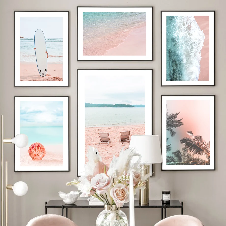 Summer Beach Surfboard Shell Coconut Tree Wall Art Canvas Painting Nordic Posters And Prints Wall Pictures For Living Room Decor
Summer Beach Surfboard Shell Coconut Tree Wall Art Canvas Painting Nordic Posters And Prints Wall Pictures For Living Room Decor