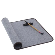 Black and White Xuan Paper Painting Felt Desk Pad for Practice Chinese Calligraphy Brush Paintings Writing