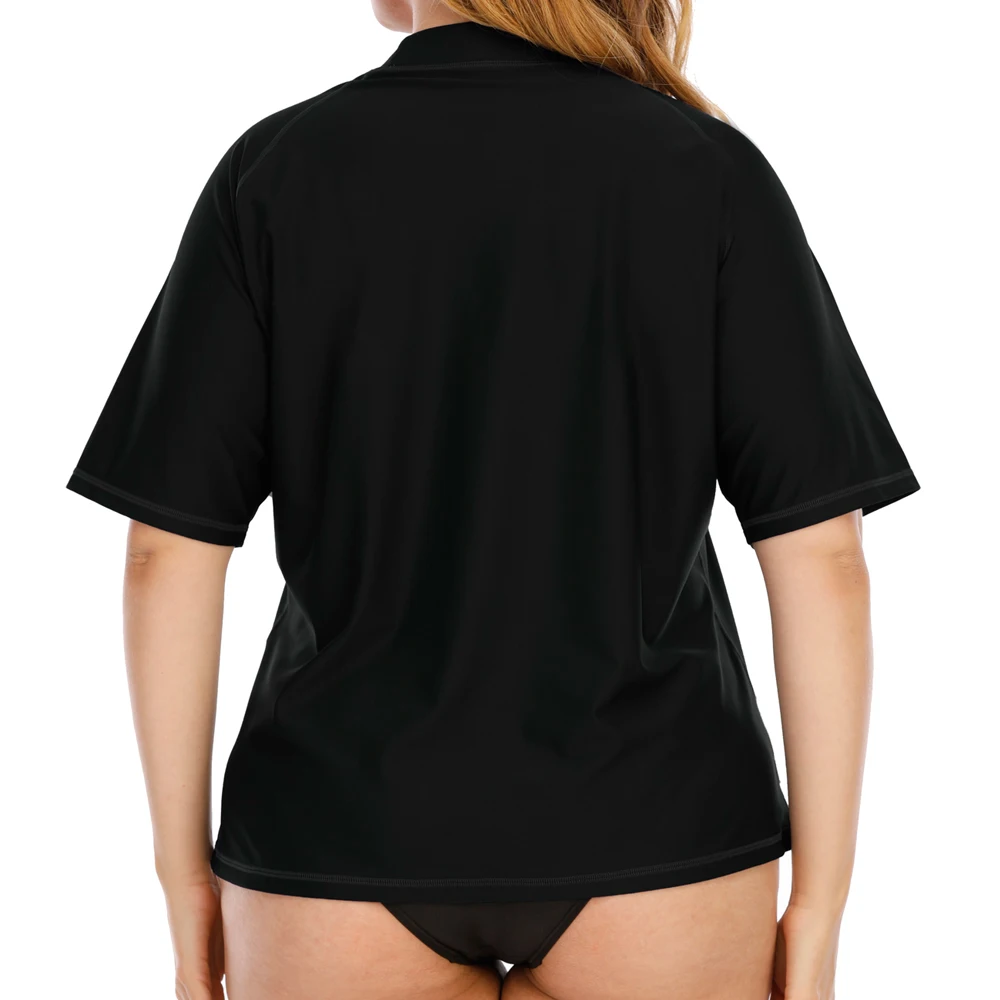 Женская блузка для плавания с коротким рукавом и защитой от солнца | Спорт