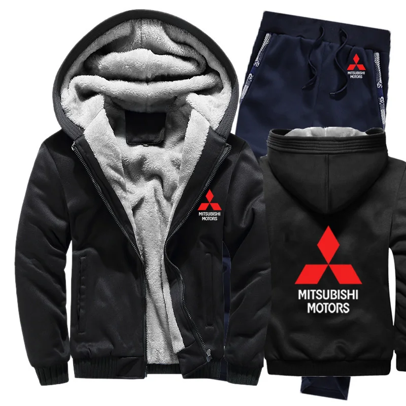 2021 Hoodies Men Mitsubishi Car Logo Mens Hoodies Suit Winter Thicken Warm Fleece cotton Zipper Tracksuit Men Jacket+Pants Sets
2021 Hoodies Men Mitsubishi Car Logo Mens Hoodies Suit Winter Thicken Warm Fleece cotton Zipper Tracksuit Men Jacket+Pants Sets