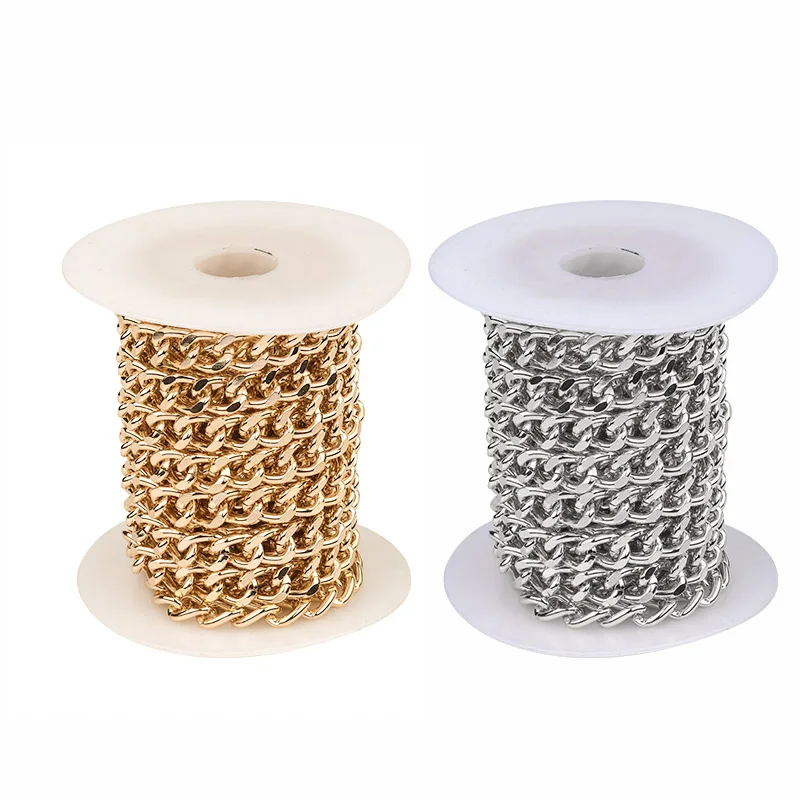 5m/lot Glasses Bag Chain Bulk Chains Rhodium Gold Curb Cuban Link Chain Necklaces Chains For Women Men Jewelry DIY
5m/lot Glasses Bag Chain Bulk Chains Rhodium Gold Curb Cuban Link Chain Necklaces Chains For Women Men Jewelry DIY