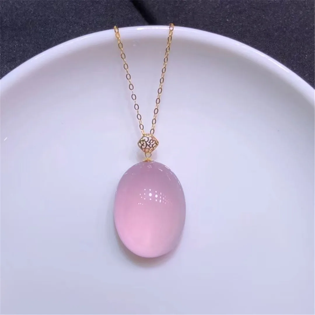 Natural Pink Rose Quartz Pendant Necklace Jewelry For Women Lady Man Love Gift 18k Gold 24x18x13mm Beads Crystal Gemstone AAAAA
Natural Pink Rose Quartz Pendant Necklace Jewelry For Women Lady Man Love Gift 18k Gold 24x18x13mm Beads Crystal Gemstone AAAAA
