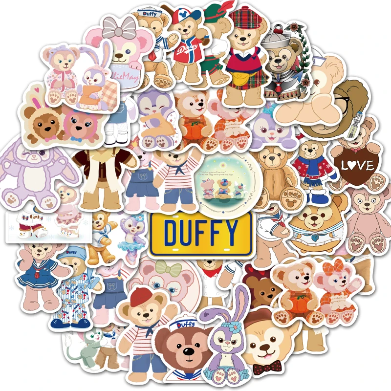 40PCSCartoon кукольный медведь duffy srickers водонепроницаемый для багажа автомобиля Guaitar