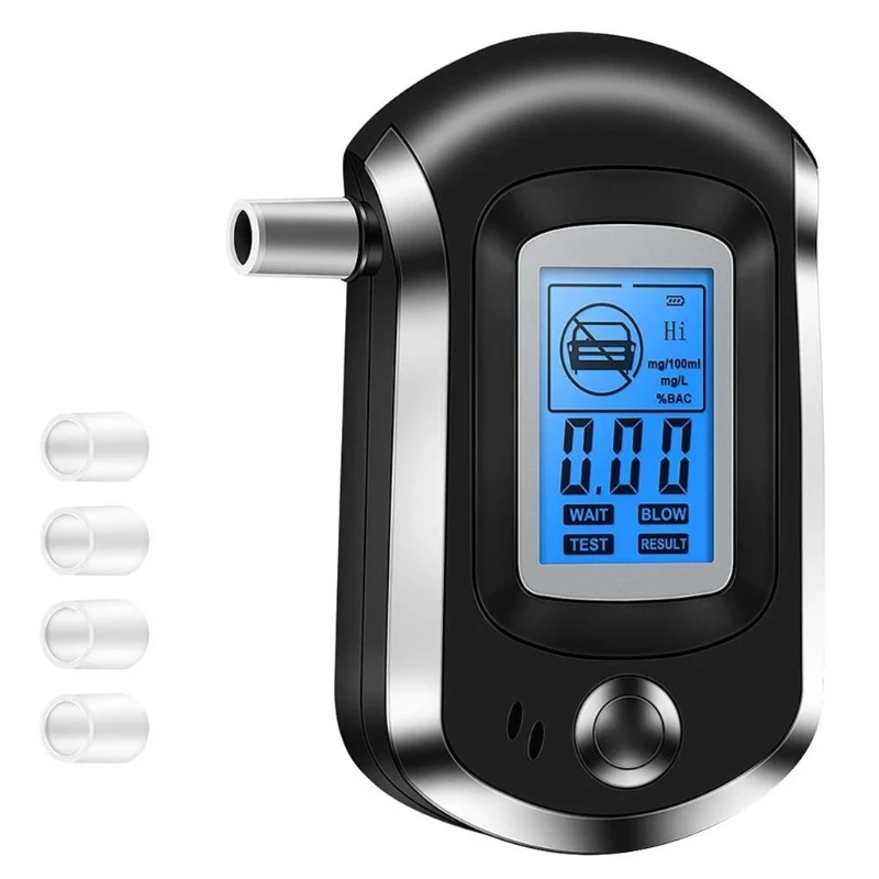 Mini AT6000 Digital Breath Tester Police Professional Mini Breathalyzer Tester Drunk Driving Breath Analyzer LCD Display R2LC
Mini AT6000 Digital Breath Tester Police Professional Mini Breathalyzer Tester Drunk Driving Breath Analyzer LCD Display R2LC