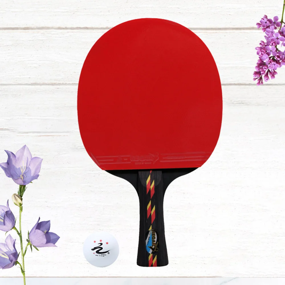 1 Set Table Tennis Racket Pong Double Side Rubber Faced Beginner Training Table Tennis Racket Set (Long Handle)
1 Set Table Tennis Racket Pong Double Side Rubber Faced Beginner Training Table Tennis Racket Set (Long Handle)