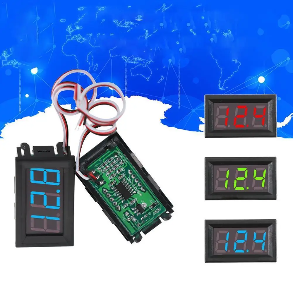 Mini Digital Voltmeter Ammeter DC Panel Ampere Voltage Ammeter Tester LED Display Automatic
Mini Digital Voltmeter Ammeter DC Panel Ampere Voltage Ammeter Tester LED Display Automatic