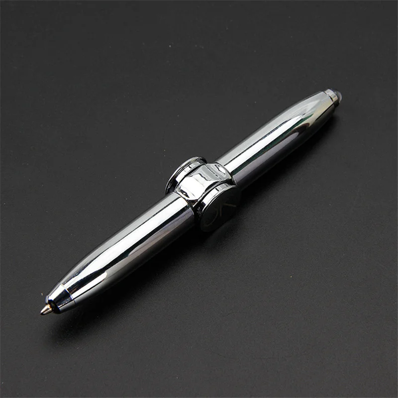 Fashionable Multifunctional Fingertip Gyro Light Pen Fun Revolving Decompression Toy Creative LED Luminous Metal Finger Gyro Pen
Fashionable Multifunctional Fingertip Gyro Light Pen Fun Revolving Decompression Toy Creative LED Luminous Metal Finger Gyro Pen
