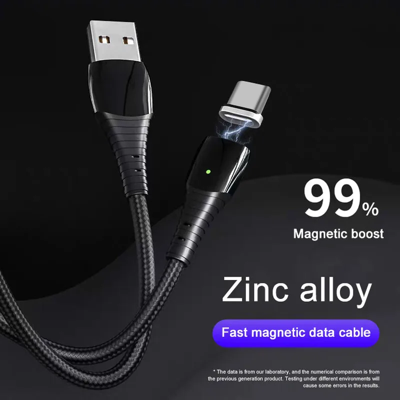 Zinc Alloy Magnetic Data Cable Fast Charge USB Type-C Cable Magnet Quick Charger Micro USB Cables
Zinc Alloy Magnetic Data Cable Fast Charge USB Type-C Cable Magnet Quick Charger Micro USB Cables