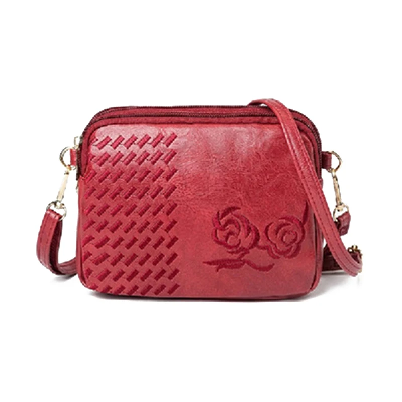 Basic Women Shoulder Bag Pu Leath Flowers Erembroidery Zipper Ladies Messenger Bag Handbag Purse Bolso Mujer
Basic Women Shoulder Bag Pu Leath Flowers Erembroidery Zipper Ladies Messenger Bag Handbag Purse Bolso Mujer