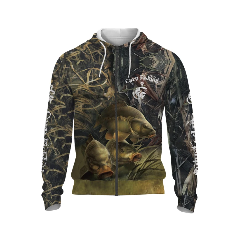 Carp Fishing Hoodies Animal Hunting 3D Printed Sweatshirt Men Women Fashion Zipper Hoodie Harajuku Streetwear Camouflage Jackets
Carp Fishing Hoodies Animal Hunting 3D Printed Sweatshirt Men Women Fashion Zipper Hoodie Harajuku Streetwear Camouflage Jackets